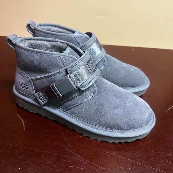 UGG Other - Ugg Mens Gray Neumel 1118570 Suede Snapback Ankle Winter Boots Size US 10